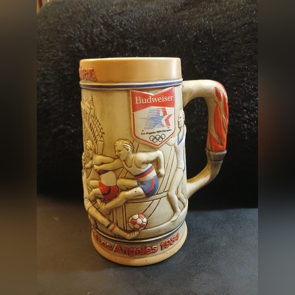 Budweiser 1984 Olympics Commemorative Stein - Picture 1 of 5